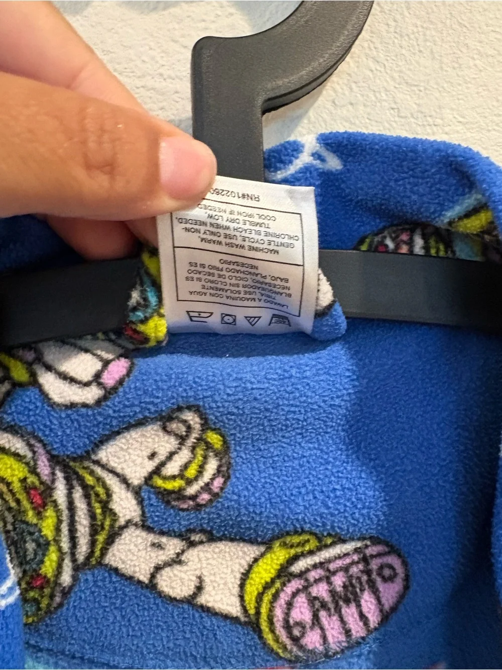 Vintage Disney Pixar Buzz Lightyear Toy Story Kids Robe Size M 6/7 EUC - Picture 10 of 12